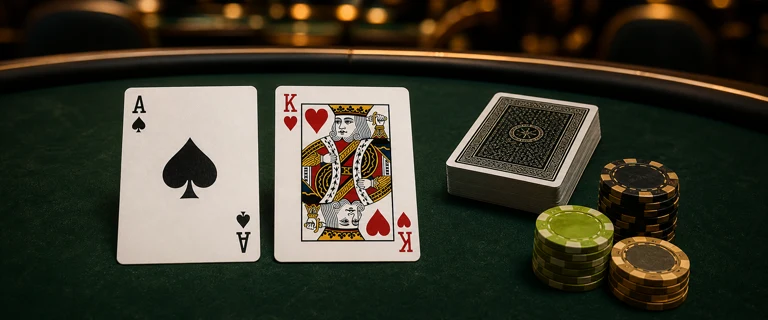 Blackjack game artwork